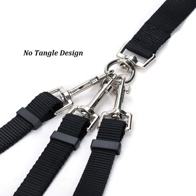 Triple Dog Lead Leash No Tangle Dog Lead for 3 Dogs Dog Training Walking Leash Dog Coupler Lead Three Dogs Adjustable Detachable Nylon Traction Rope Pet Leash for One/Two/Three Dog Cats Pet Walking - PawsPlanet Australia