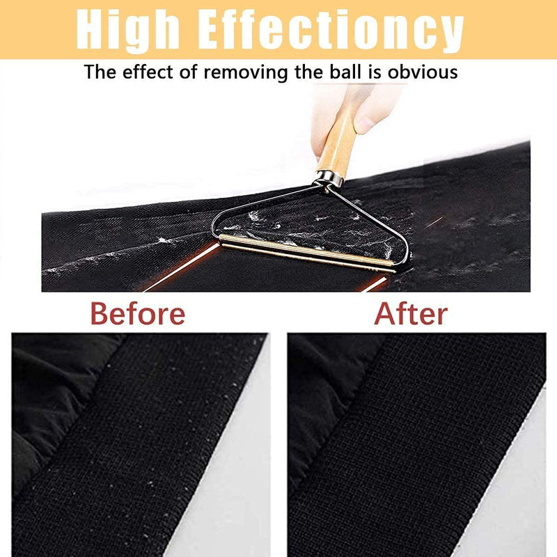 GUYAQ Hair Remover Pet Hair Removal Brush Remover Roller Cleaning Slicker Brush Lint Remover Furniture Hair Remover Dual Purpose Reusable Double Hair Remove - PawsPlanet Australia