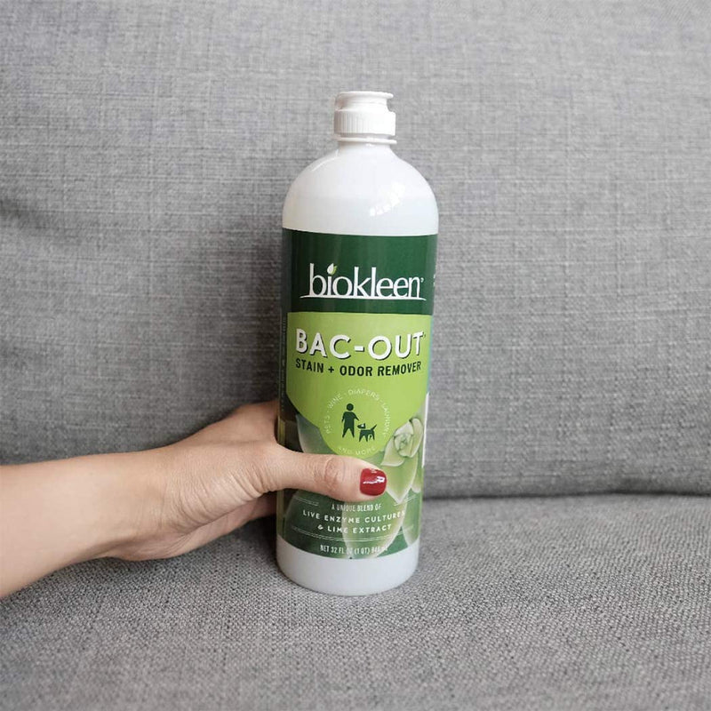 [Australia] - iokleen Bac-Out Stain+Odor Remover, Destroys Stains & Odors Safely, for Pet Urine, Laundry, Diapers, Wine, Carpets, More, Eco-Friendly, Non-Toxic, Plant-Based, 32 Ounces 1 Pack 32 Ounce 