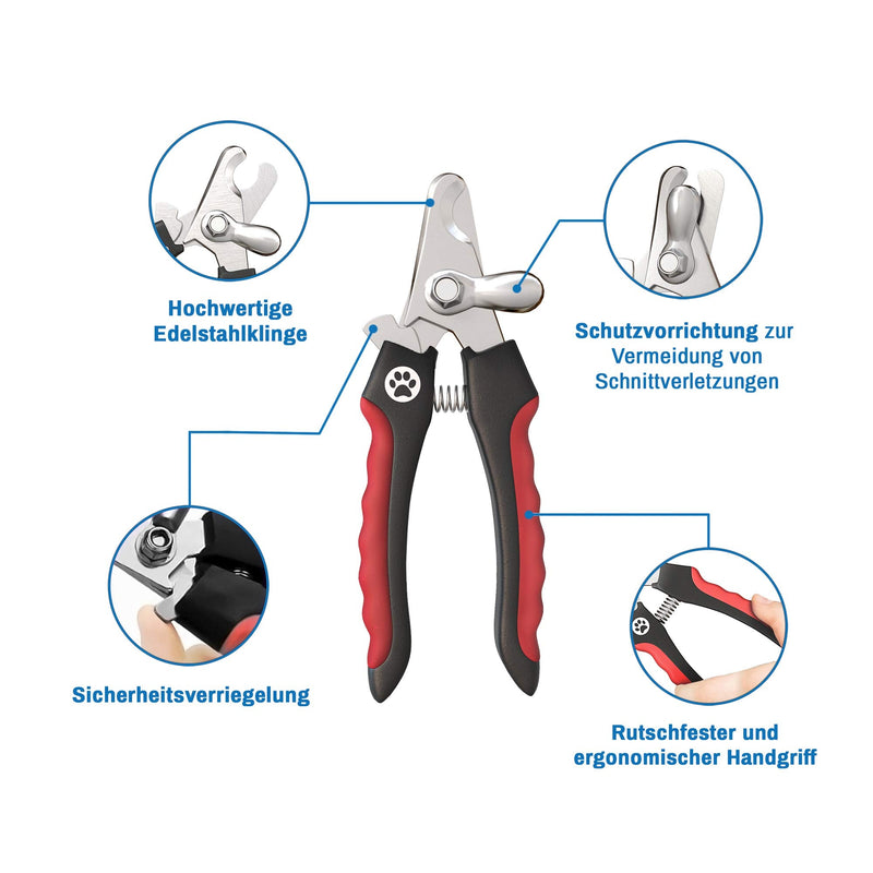Pets Continent claw scissors for dogs and cats, extra high-quality claw scissors for cats, plastic-free packaged claw grinder and claw cutter for dogs and cats - nail scissors rabbit S - small dogs, cats and rabbits - PawsPlanet Australia