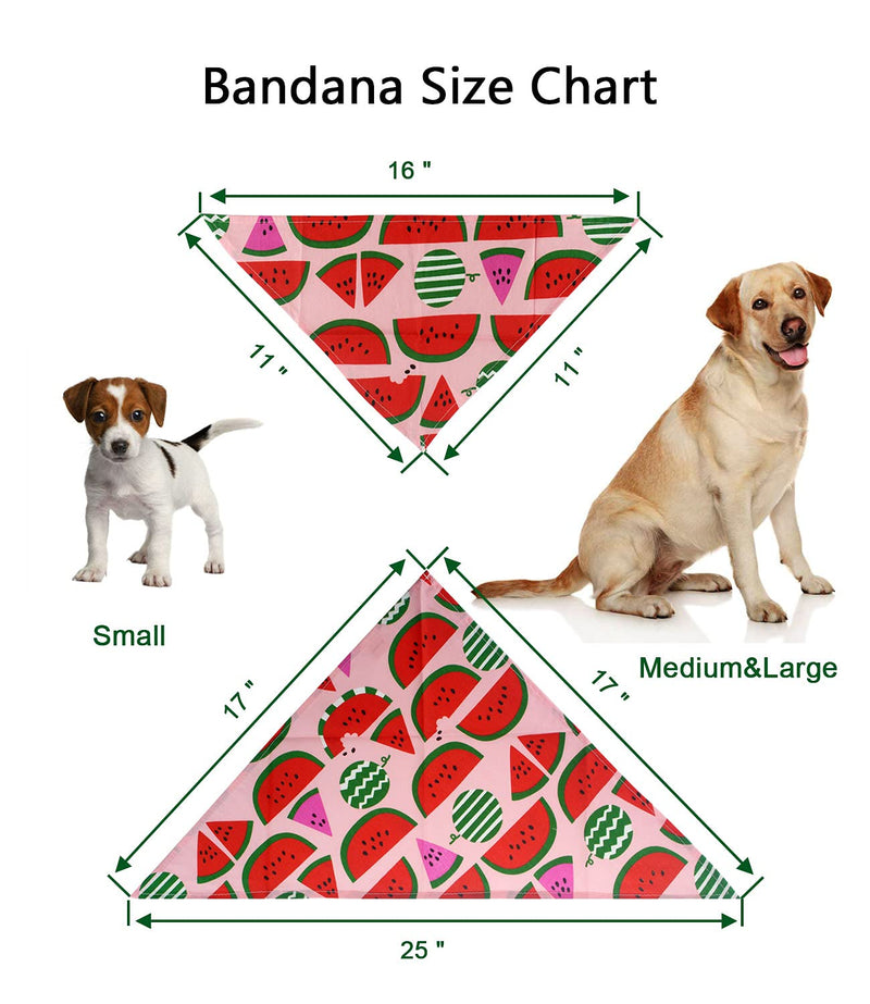 6 Pack Dog Bandanas Hawaii&Fruit Style Dog Bandana Triangle Soft Puppy Bandanas Accessories for Small Medium Large Dogs&Cats Adjustable Washable Pet Dog Scarf as Birthday Party Gift for Pets Summer - PawsPlanet Australia