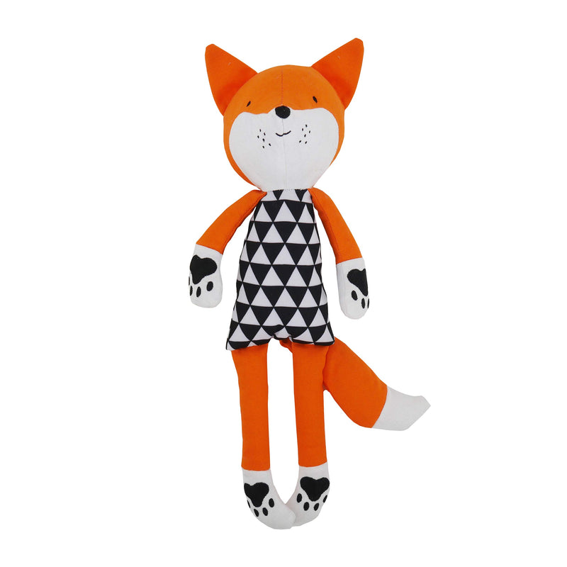 Rosewood Mr Fox, Plush Interactive Dog Toy - Orange One Size - PawsPlanet Australia