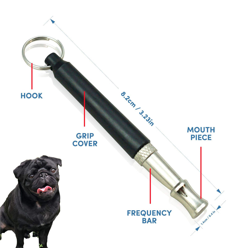 [Australia] - Dog Training Whistle KIT - Ultrasonic Whistle with Lanyard, Clicker, Device Collapsible Bowl and More. Make Dog Stop Barking at Neighbors. Silent Pitch only Dogs can Hear. 