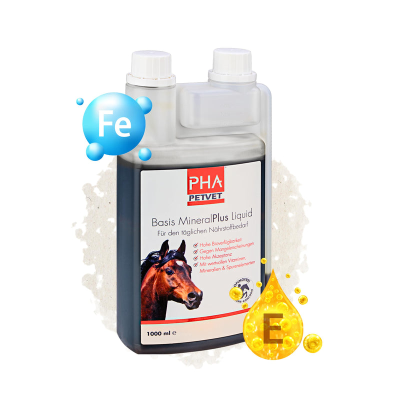 PHA Basis MineralPlus Liquid for horses multi vitamins and minerals