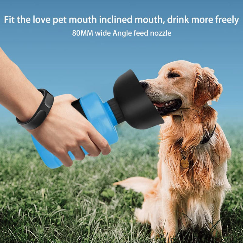 LxwSin Dog Water Bottles, Dog Water Bottle, Portable Puppy Drinking Bottles Leak Proof Pet Travel Bottle, Lightweight Water Dispenser Bowl for Outdoor Walks Trips Hikes Travels - PawsPlanet Australia