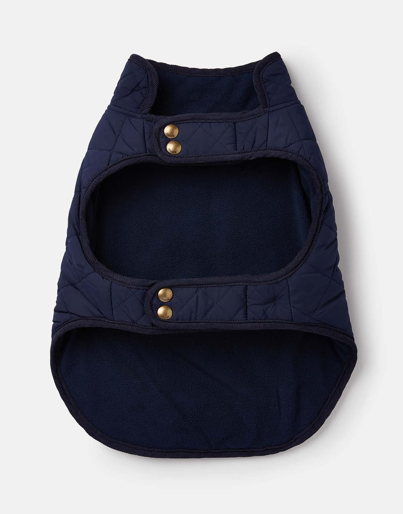 Rosewood Joules Navy Blue Quilted Dog Coat, Small - PawsPlanet Australia