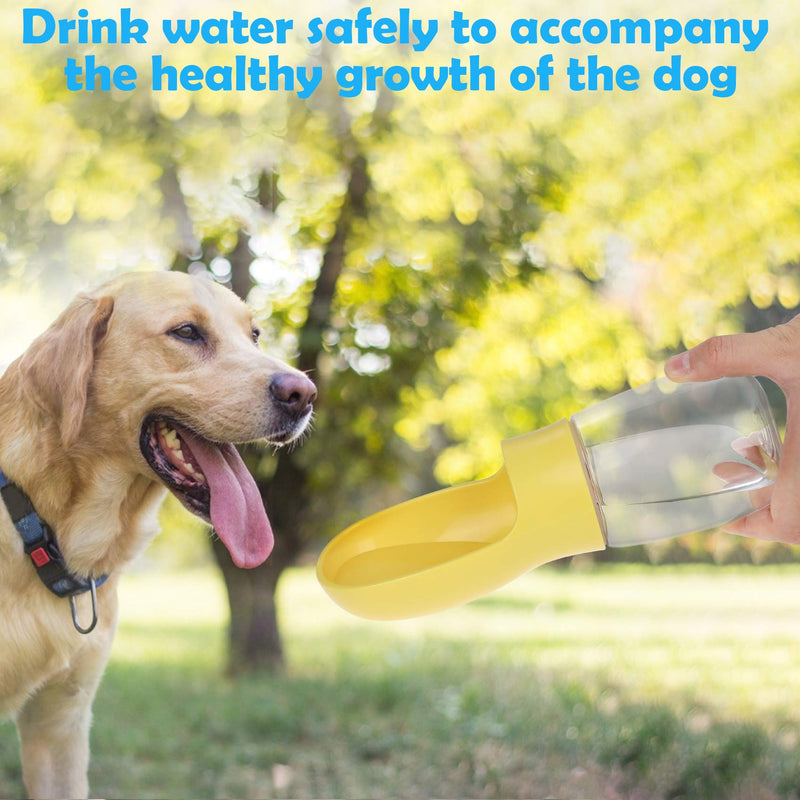 Zacro Dog Water Bottle,Portable Pet Water Bottle Leak Proof Puppy Water Dispenser with Drinking Feeder, Dog Travel Water Bottle for Pets Outdoor Walking, Hiking, Travel, Food Grade Plastic - PawsPlanet Australia