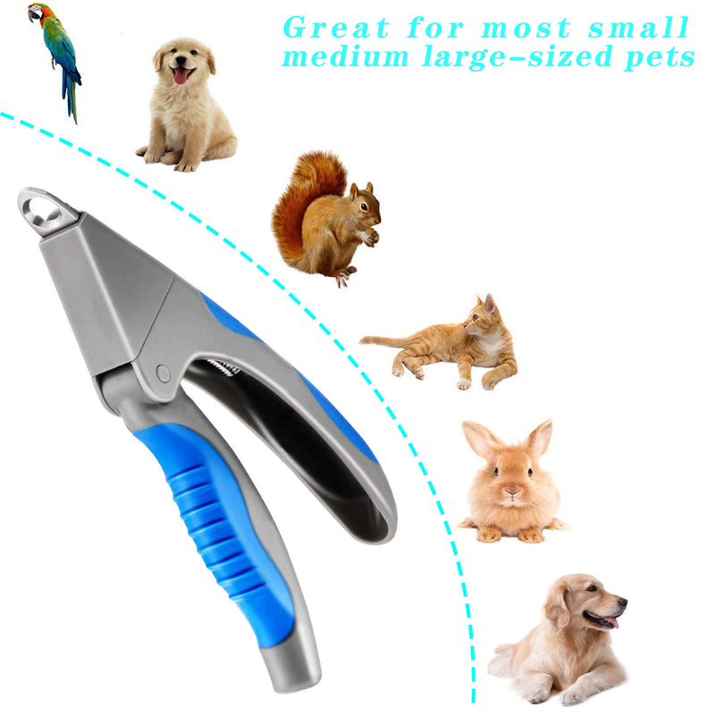 Sdefw Cat Dog Nail Clippers and Trimmer, Pet Nail File with Sharp Blade and Safety Guard, Professional Grooming Tools for Small Animals Claw Care - PawsPlanet Australia