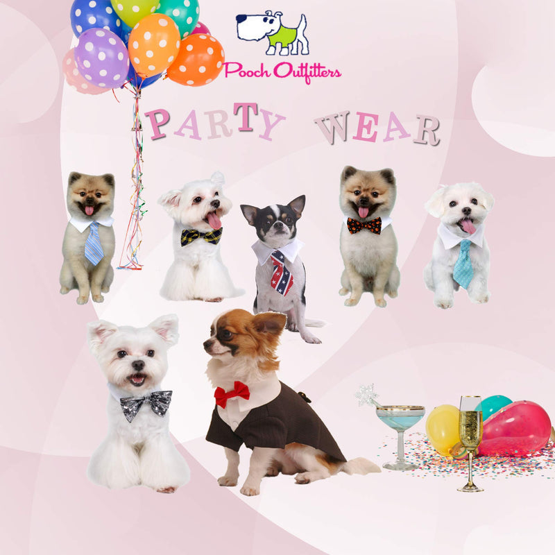 [Australia] - Pooch Outfitters Dog Tie and Bow Tie Collection | Extensive Selection for Any Style, Mood, Occasion, and Holiday | Small, Medium, Large Dogs XXXL Pink Satin Bow Tie 