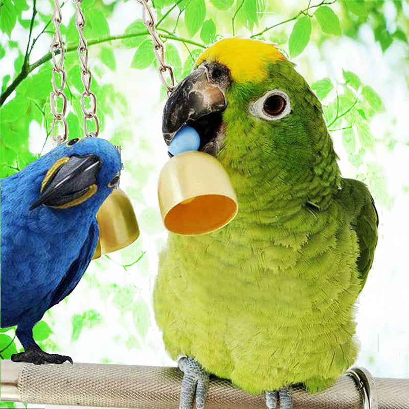 JIAYUE Bird Parrot Toys - 8 Pieces, Parrot Chewing Toys Bird Cage Accessories Perfect Bird Toy Used for Parakeets, Small Parrots, Conures, Macaws, Starlings, Finch - PawsPlanet Australia