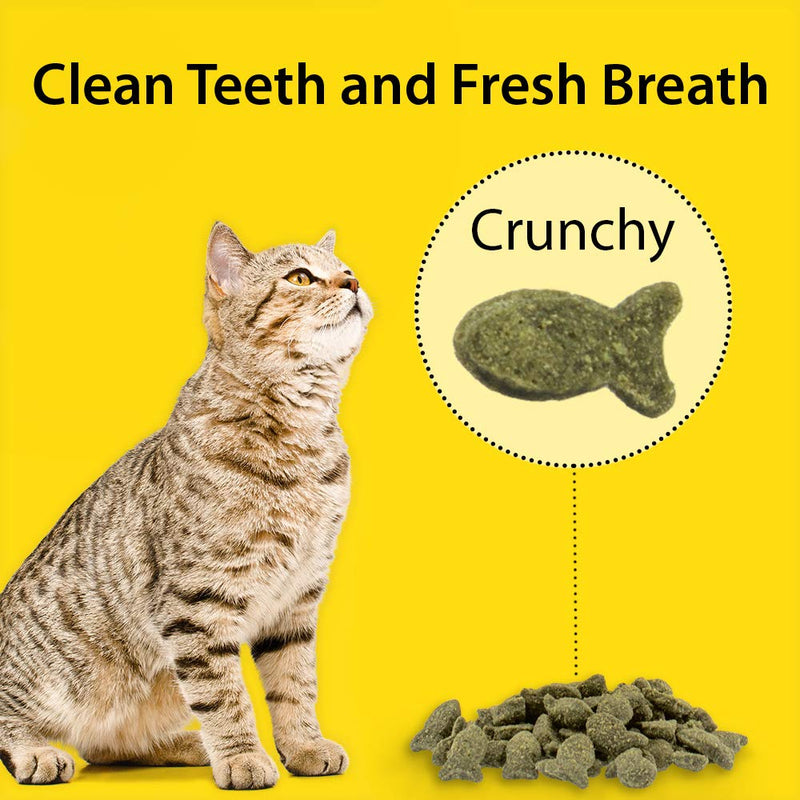 Emerald Pet Dental Crunchy Natural Grain Free Cat Treats, Made in USA Chicken 3 oz - PawsPlanet Australia