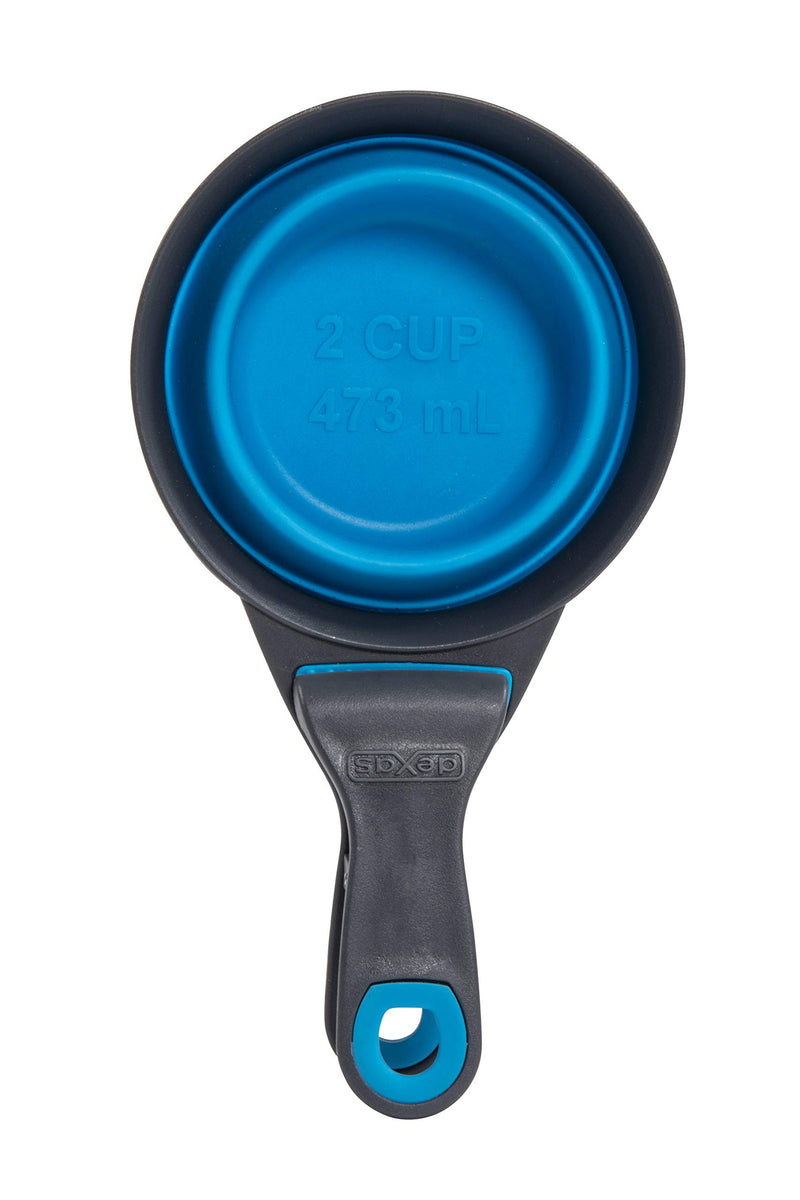 [Australia] - Dexas Popware for Pets Collapsible KlipScoop 2 Cup Capacity Pro Blue 