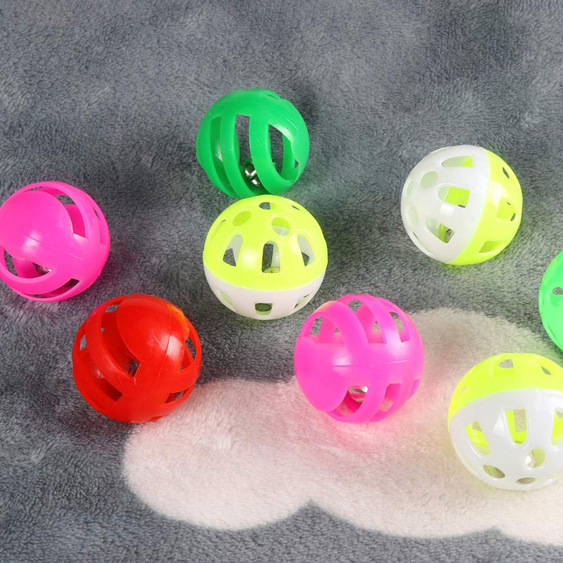 M JJYPET Cat Toys Kitten Toys Assortments,Crinkle Balls for Cat,Kitty,Kitten 30Pcs-Green - PawsPlanet Australia