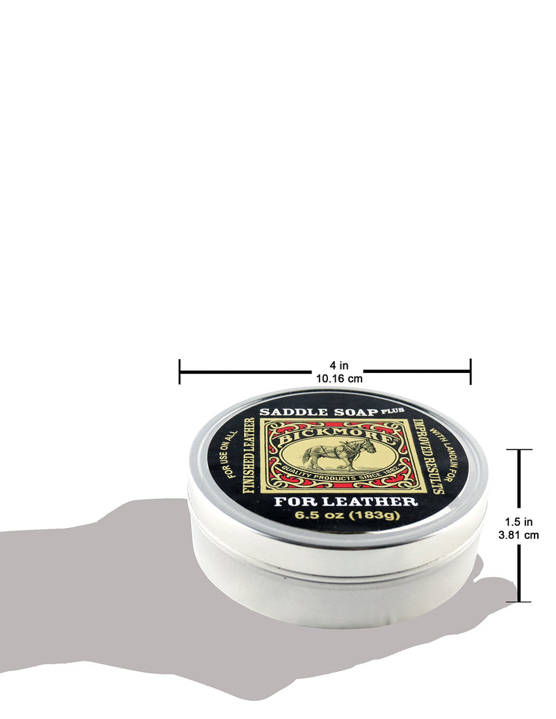 Bickmore Saddle Soap Plus 184g - Leather Cleaner & Conditioner With Lanolin - PawsPlanet Australia