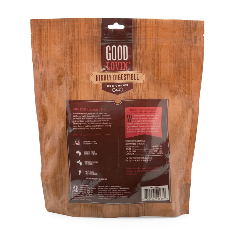 Petco Brand - Good Lovin' Highly Digestible Rawhide Strips for Dogs, 12.5 oz. - PawsPlanet Australia