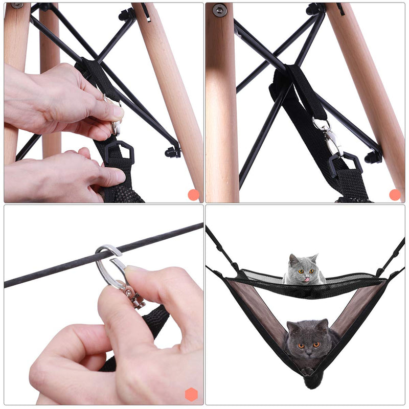 [Australia] - POPETPOP Cat Hammock Bed Pet Cage Hanging Bed for Cats/Small Dogs/Rabbits/Other Small Animals 