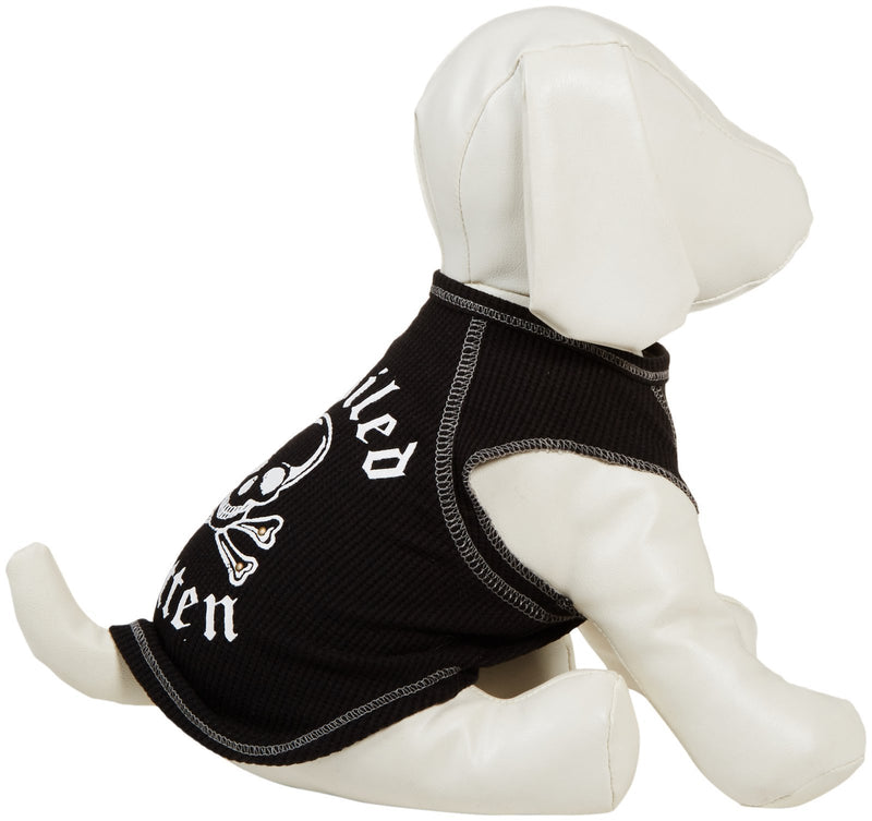 [Australia] - SimplyDog Spoiled Rotten Dog Tank - Black - X-Small 