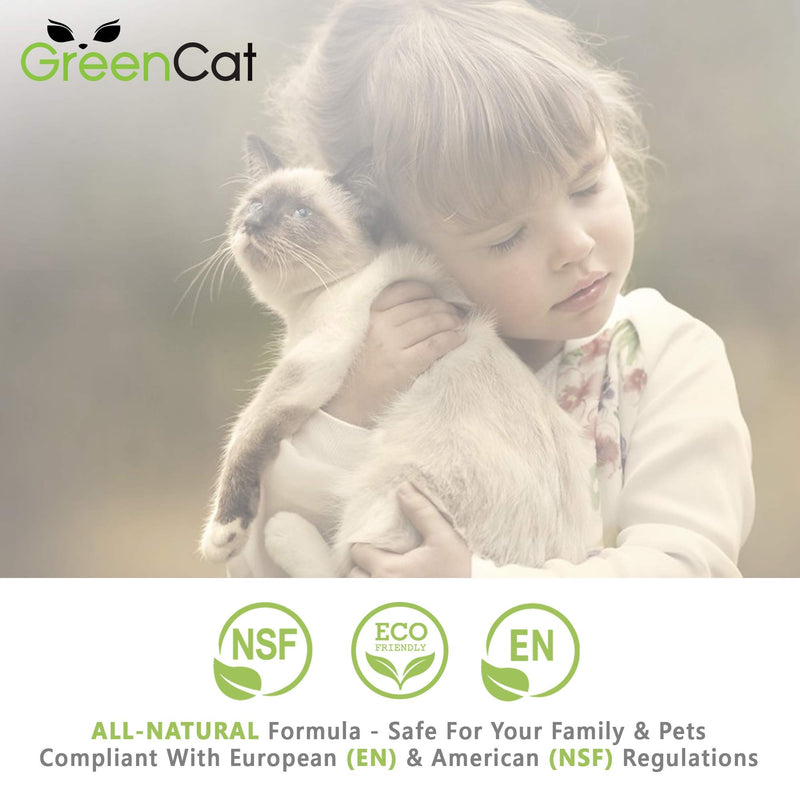 [Australia] - GreenCat Natural Cat Litter Odors Eliminator 1 Pack, 4 Bags (11.8oz. each) 