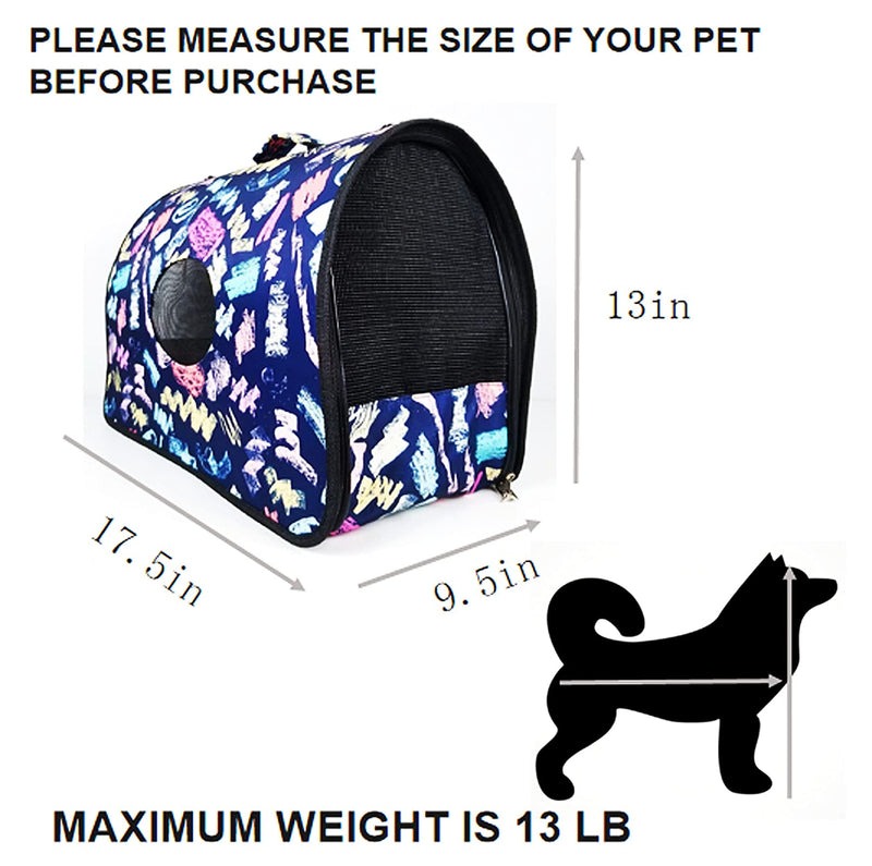 Trendy Pet Carrier for Small Medium Cats Dogs Puppies,Portable Folding Pet Carrier Airline Approved,Cat Carrier with Big Space,Escape-Proof, Breathable, Leak-Proof - PawsPlanet Australia
