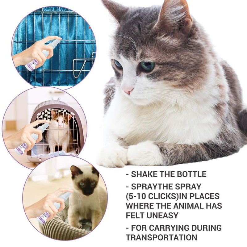 Pheromones for cats, calming agent for cats, anti-scratch spray for cats, calming spray, calming for cats, anti-stress, works quickly and effectively against stress, alternative to calming tablets - PawsPlanet Australia