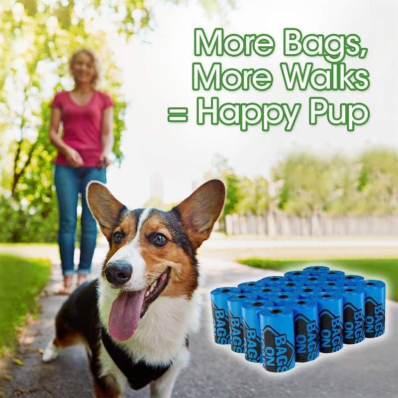 Bags on Board Strong, Leak Proof Dog Poop Pick-up Bags, Blue, 315 Bags - PawsPlanet Australia