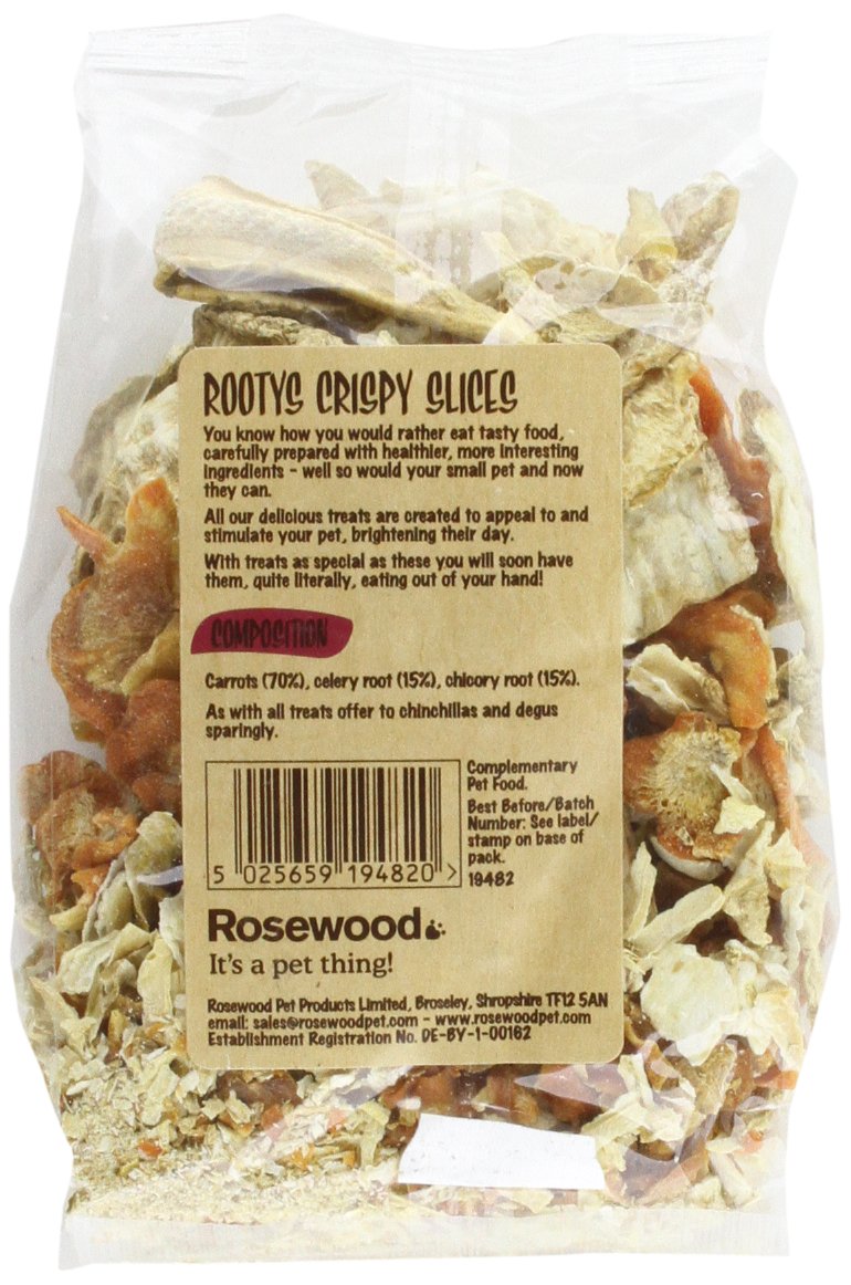 Rosewood Boredom Breaker Naturals Treat Rootys Crispy Slices, 90 g - PawsPlanet Australia