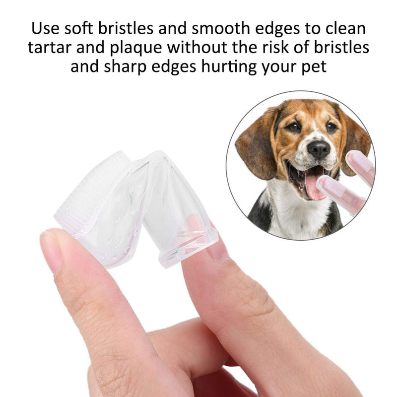 Soft Finger Toothbrush-10Pcs Soft Finger Toothbrush Pet Dog Oral Dental Teeth Care Brush - PawsPlanet Australia