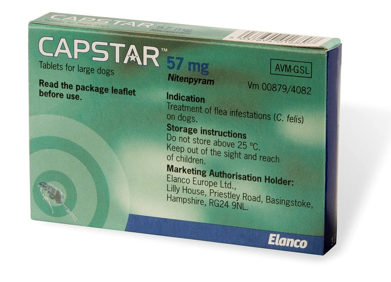 Capstar Flea Treatment Tablet for Medium and Large Dogs 6 Pack green - PawsPlanet Australia