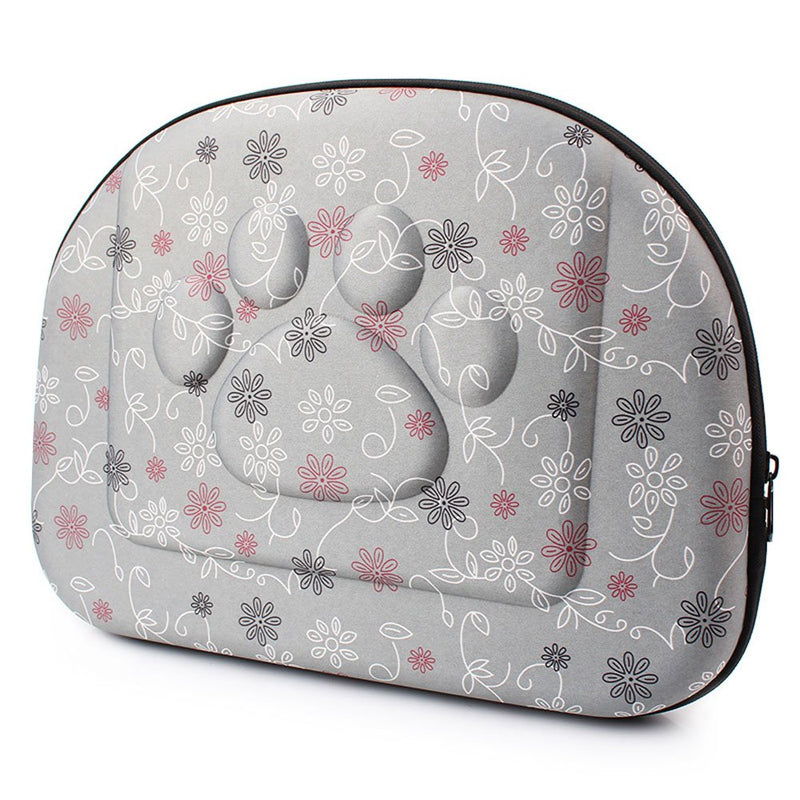 Yimidear Breathable Folding Outdoor Pet bag for Dog Cat Comfort Travel Medium Size Pet Carrier (Gray) Gray - PawsPlanet Australia