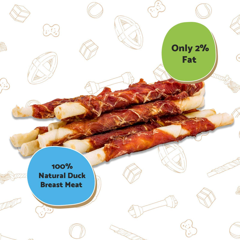 Good Boy - Chewy Twists With Duck - Dog Treats - Made With 100% Natural Duck Breast Meat - 320 Grams - Gluten Free Dog Treats (Case of 3) 320 g (Pack of 3) - PawsPlanet Australia