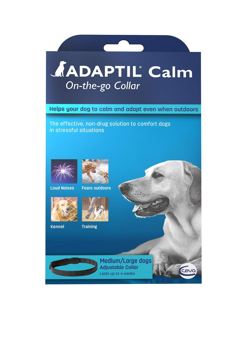 ADAPTIL Calm On-the-Go Collar with Calm Home 30 Day starter kit - Diffuser and Refill Collar with Home Diffuser - PawsPlanet Australia