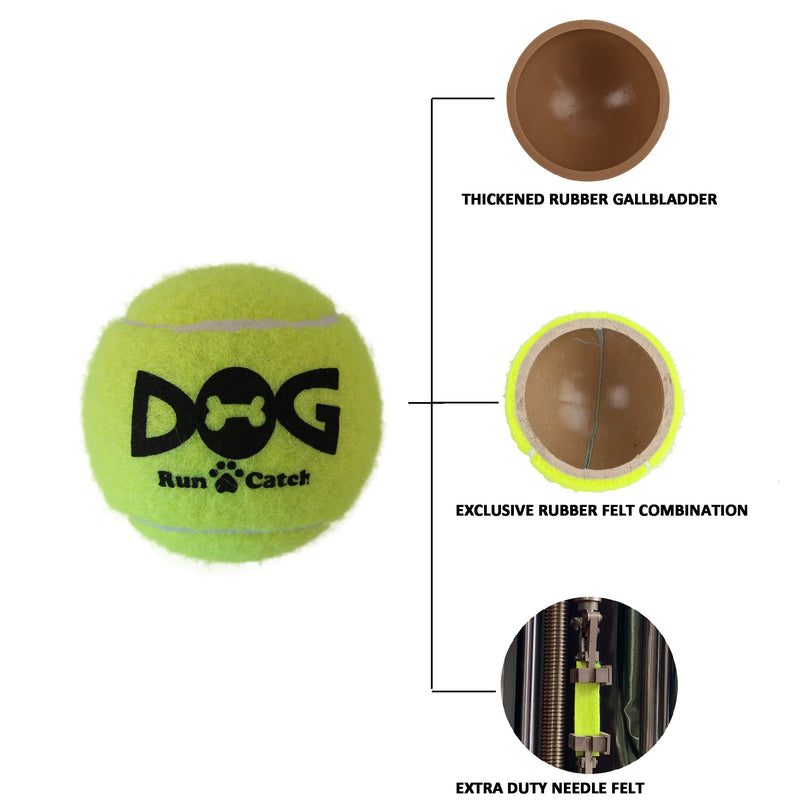 insum Tennis Ball for Dog Pack of 12 Colorful Easy Catching Pet Dog Ball - PawsPlanet Australia