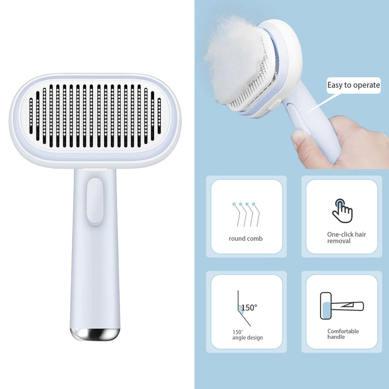 TYEQWT cat brush, cat brush, cat brush short hair and cat brush long hair, cat comb for undercoat brush cat, massage - PawsPlanet Australia