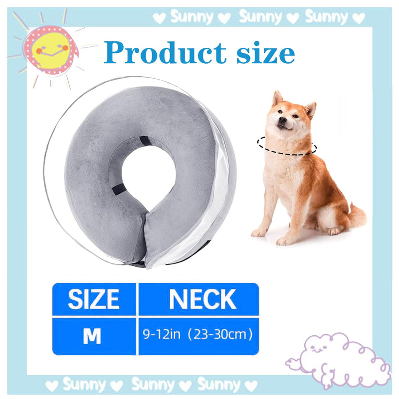 Inflatable protective collar for pets, inflatable neck brace dog with protective layer, adjustable protective collar, inflatable neck brace for recovery after operations or wounds for dogs, cats - PawsPlanet Australia