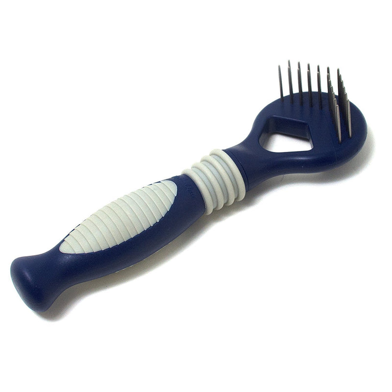 Four Paws Magic Coat Professional Series Mat Removing Dog Rake Comb Blacks &amp; Grays - PawsPlanet Australia