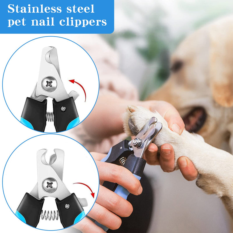 PHIEZC Claw scissors, professional stainless steel claw pliers for dogs and cats, good quality claw care for pets and rabbits, large nail scissors, safety lock and nail file - PawsPlanet Australia