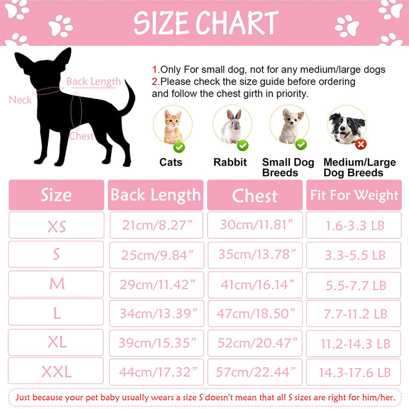 Dog Dresses for Small Dogs Girl Spring Summer Puppy Wedding Dress Pink Pet Clothes Outfit for Chihuahua Yorkie Teacup Holiday Cat Skirt Apparel Bowknot Doggie Clothing Birthday (Large, Bunny) Large - PawsPlanet Australia