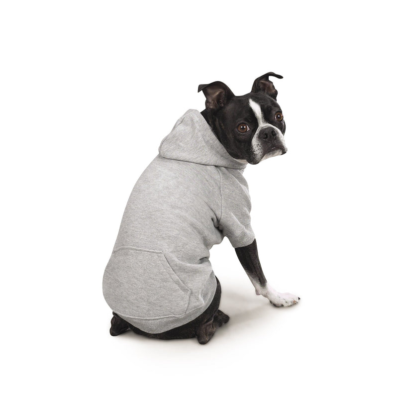 [Australia] - Zack & Zoey Basic Hoodie for Dogs Grey Medium 