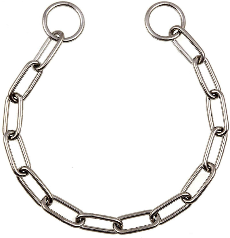 Supet Heavy Chain Dog Training Choke Collar, Metal Chain Slip Collar Choke Chain Metal Collar XL(3mm*21.7inch) - PawsPlanet Australia
