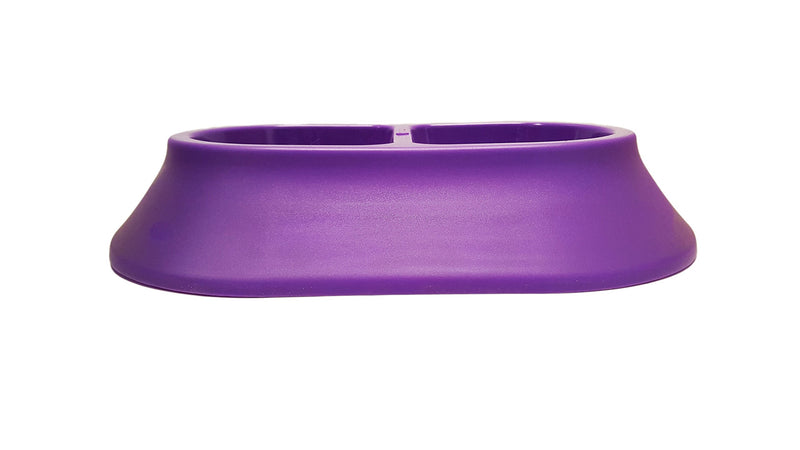 Black Duck Brand Set of 2 Large Pet Bowls! 3 and 6 BPA Free! Purple Oblong 2pk - PawsPlanet Australia