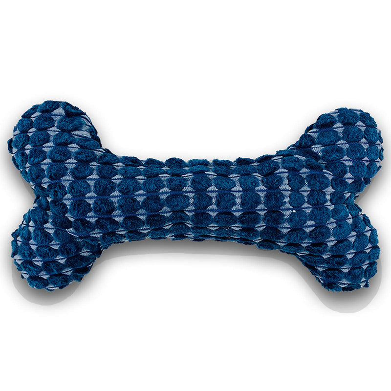 Squeaky Dog Toys, Fun Interactive Squeaky Plush Pet Bone Toy, Chew Toys Plush for Small to Large Dogs, Blue - PawsPlanet Australia