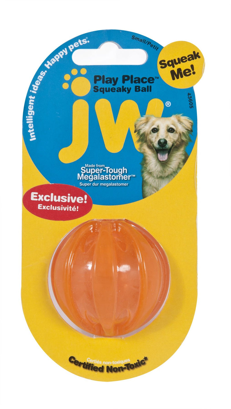 [Australia] - JW Pet Playplace Squeaky Ball - Small (color may vary) 