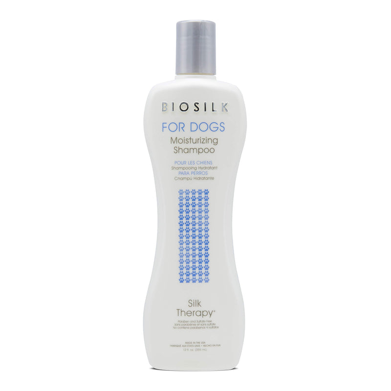 BioSilk for Dogs nourishing moisturizing shampoo 355ml 1 piece (1 pack) Moisturizing shampoo - PawsPlanet Australia