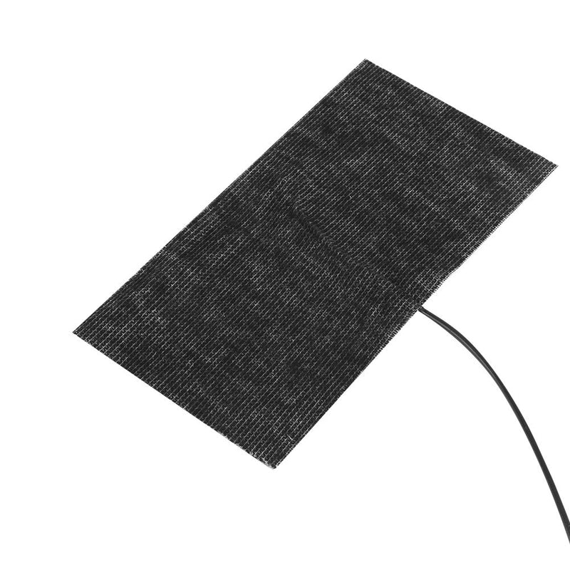 USB Carbon Fiber Heating Mat 20 * 10cm Warm Blanket Mouse Pad 1 PCS Black 5V - PawsPlanet Australia
