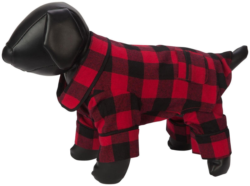 Fab Dog Flannel Pijamas Red 20" - PawsPlanet Australia