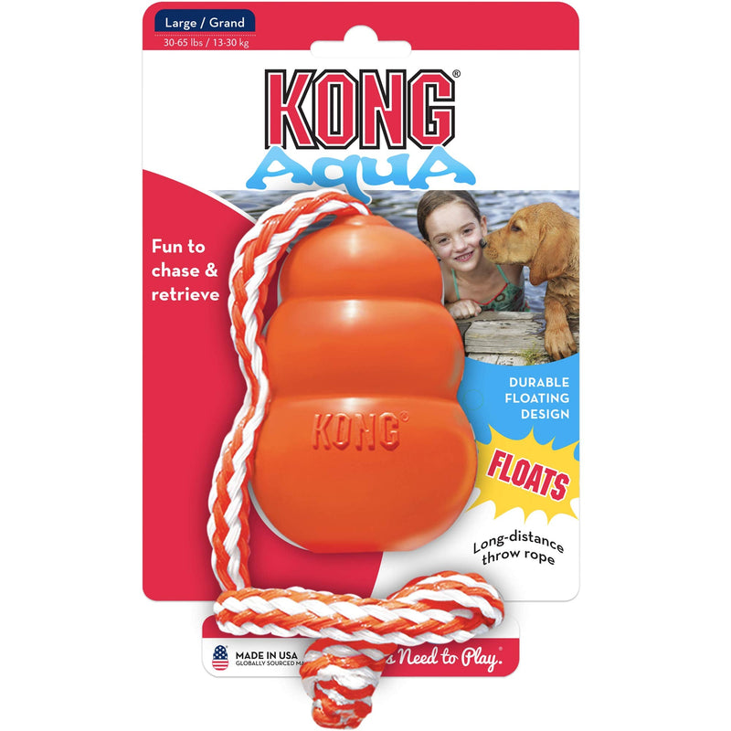 KONG - Aqua - Floating Fetch Toy for Water Play - For Large Dogs - PawsPlanet Australia