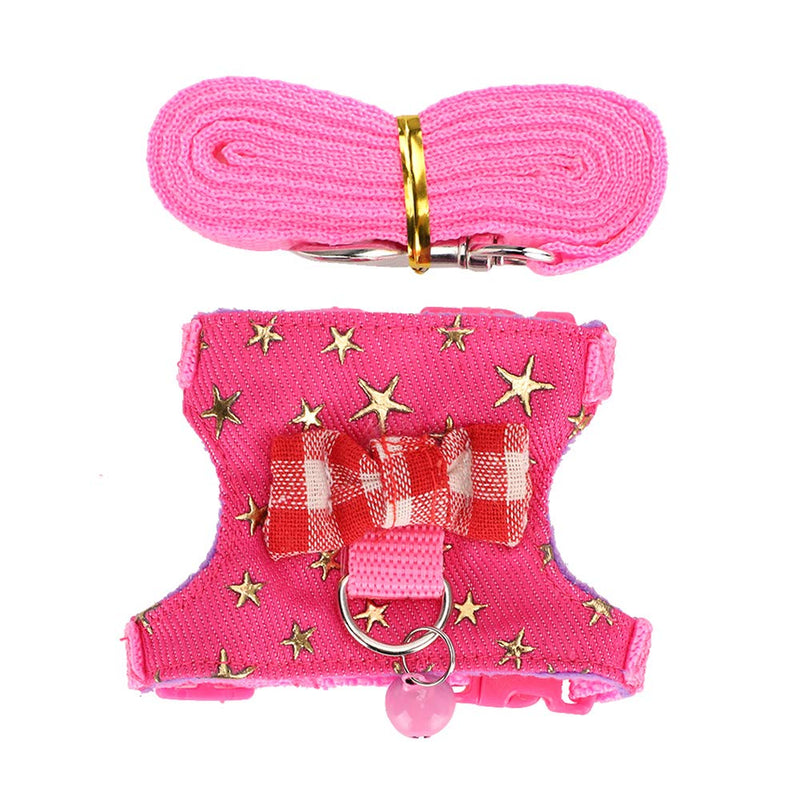 Small Animal Harness Pet Squirrel Vest Harness Small Animals Harness and Leash Set Hamster Harness Leash for Ferrets, Guinea Pigs, Small Animals (SS - PawsPlanet Australia