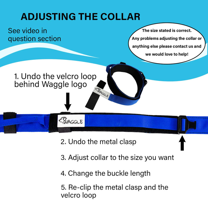 HEAVY DUTY Strong Tactical K9 Dog Collar | METAL CLIP & LOCK | CONTROL HANDLE | Adjustable Breathable Durable Padded | Large Dogs (Blue) blue - PawsPlanet Australia