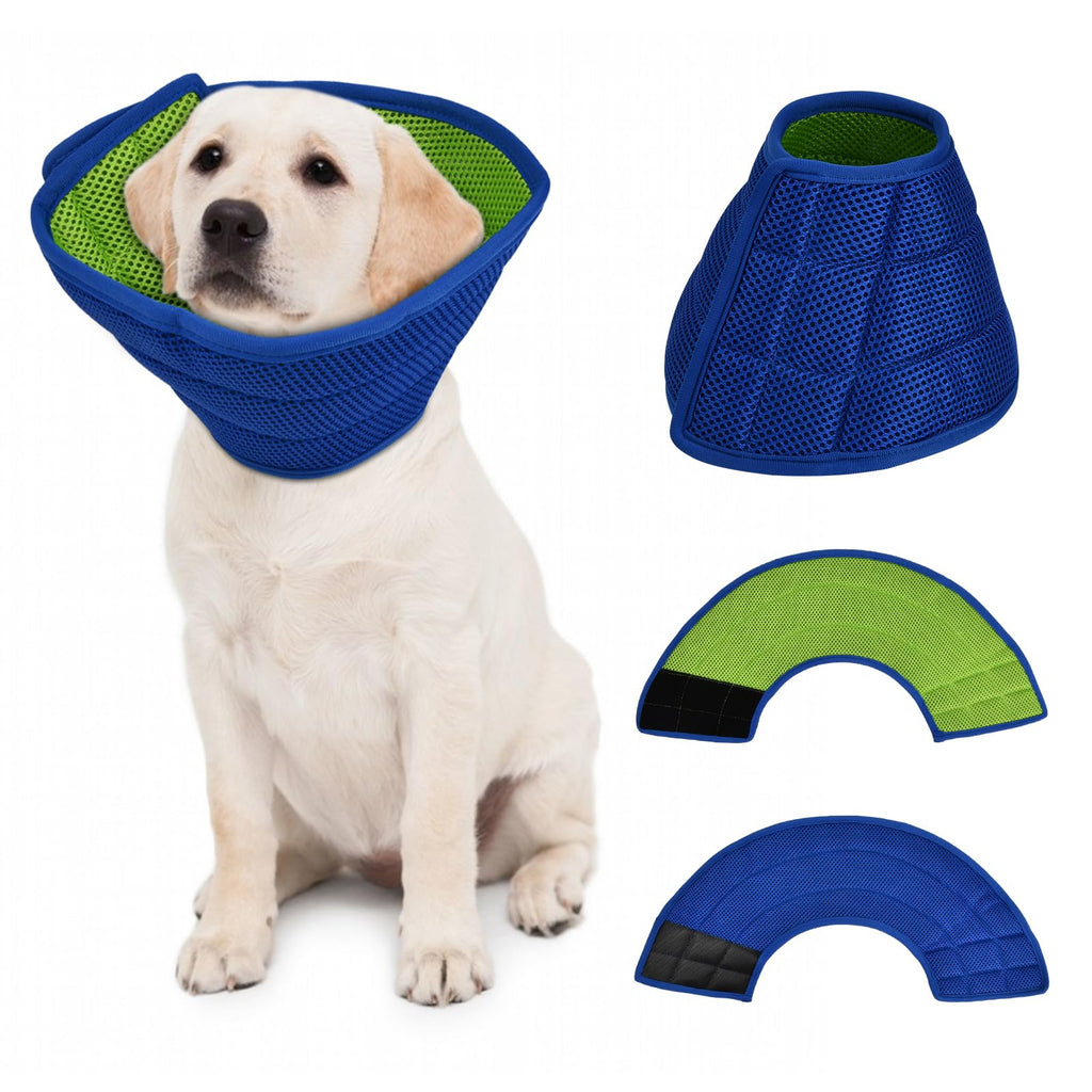 Neck Brace for Dog Adjustable Protective Collar Lightweight Cone Collars Recovery Elizabethan Collar for Pets S - PawsPlanet Australia