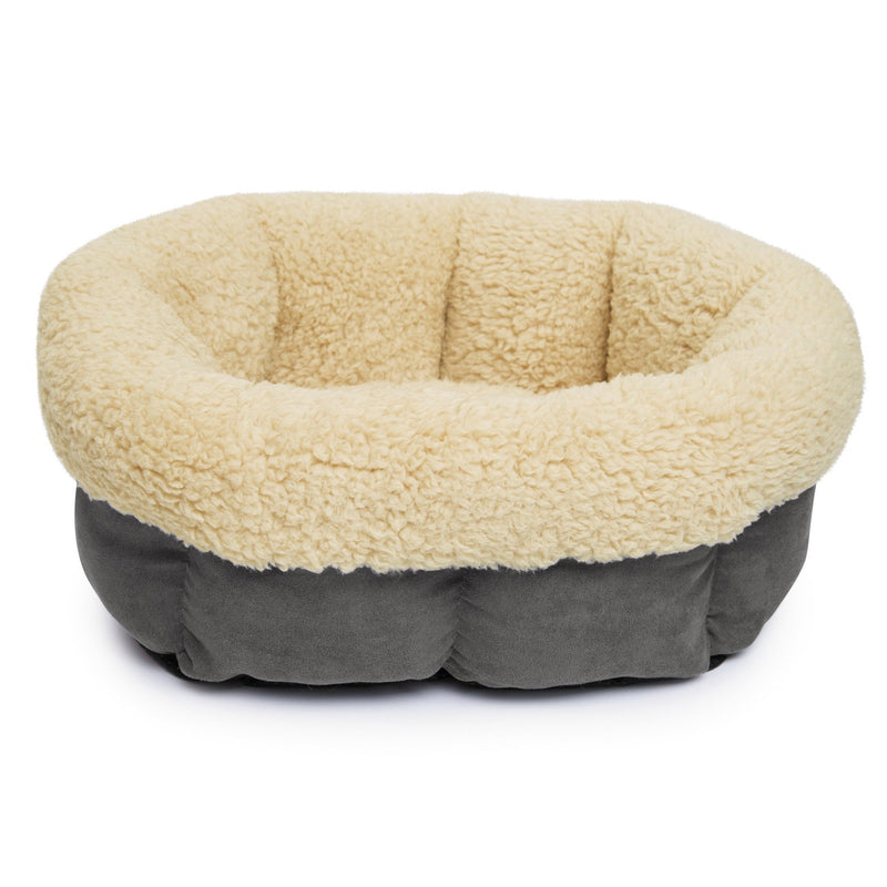 [Australia] - Cat Is Good Snuggle Bed, Gray, 18" x 8" 